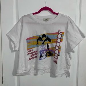 Jordache crop tee